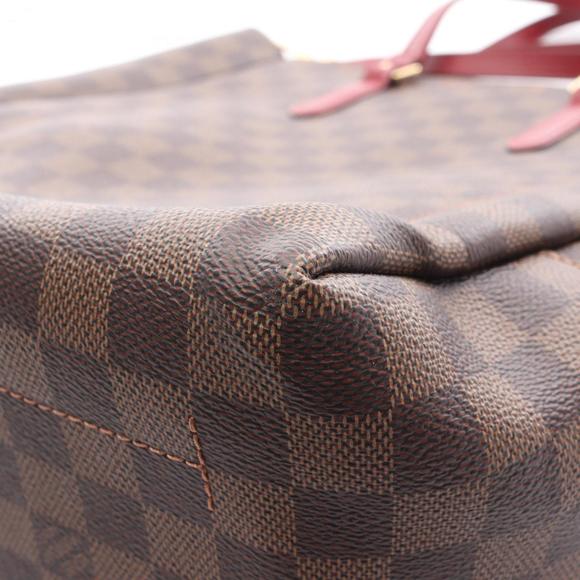 Louis Vuitton Belmont NV MM Damier Ebene Cherry Berry Tote Bag, Coated Canvas... - Picture 6 of 6
